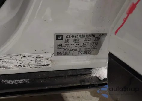 2018 Buick Encore Preferred from USA, damaged, VIN KL4CJASB8JB578717